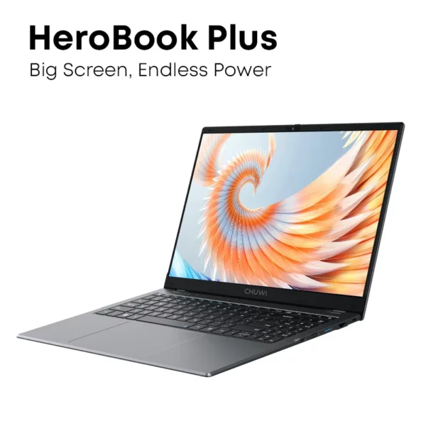 CHUWI-Ordinateur portable HeroPlePlus 15.6, Windows 11, Intel Celeron N4020, écran IPS FHD 2K, extension SSD 1 To, 8 Go de RAM, 256 Go – Image 10