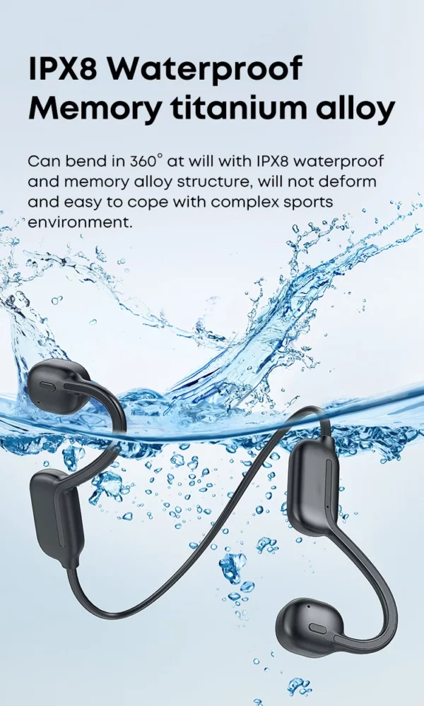 Xiaomi Mijia – écouteurs à Conduction osseuse, Bluetooth, micro sans fil, étanche IP68, lecteur MP3, Hifi, pour natation, 32 go – Image 23
