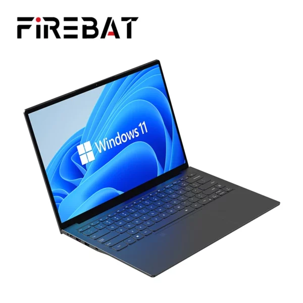 FIREBAT A16 16 pouces 100% sRGB Ultra mince DDR4 16G RAM 1 to 1920*1200 empreinte digitale Portable Intel N100 N5095 ordinateur Portable – Image 9