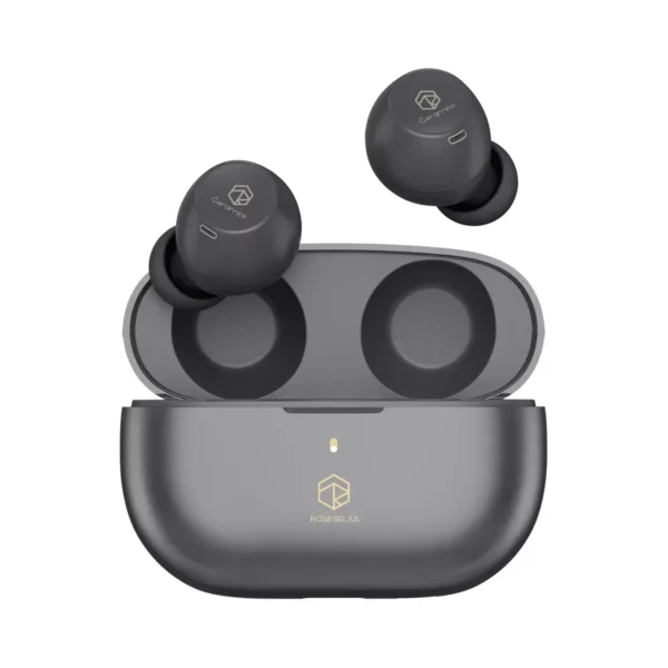 ROSESELSA CERAMICS X HIFI TWS True Wireless Bluetooth casque écouteurs stéréo jeu ANC 4HD micros IP54 Anti-vent LDAC écouteurs – Image 8