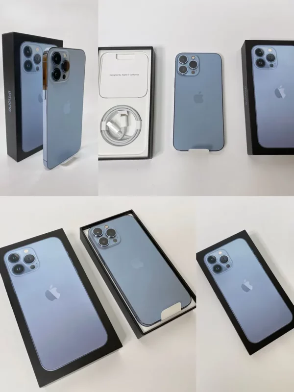 Apple-iPhone 13 Pro Téléphone portable 5G débloqué, original, 128 Go, 256 Go, ROM 6 Go de RAM 6.1 "Super Retina OLED, A15 IOS, Face ID, NFC – Image 17