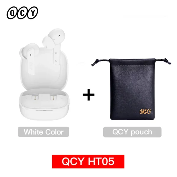 QCY HT05 ANC écouteur sans fil 40dB antibruit Bluetooth 5.2 casque 6 micro ENC HD appel TWS écouteurs Mode transparence – Image 19