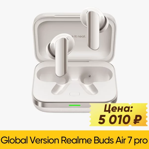 Version mondiale realme Buds Air 7 Pro 53dB suppression Active du bruit véritable écouteur sans fil 48 heures batterie Bluetooth 5.4 casque – Image 20