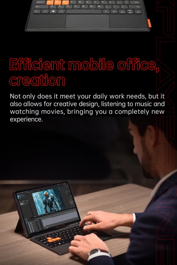 OneXFirst-Ordinateur portable et tablette, PC 3 en 1, Console de jeu, Windows, Déterminer les thorac, BronchPRO, AMD, Ryzen, AI 9, HXsuspec, 8840U, 10.95 pouces – Image 46