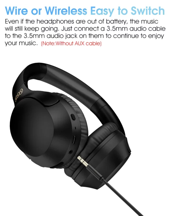 QCY H2 Pro casque sans fil Bluetooth 5.3 Mode basse écouteurs HIFI 3D casque stéréo sur l'oreille écouteurs de jeu – Image 17