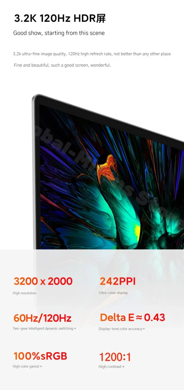 Xiaomi-Ordinateur portable Redmi PlePro 15, 2023 Ryzen R5, processeur 7640HS, 16 Go + 512 Go, AMD Radeon 760M, 3.2K, écran 120Hz, ordinateur portable 15.6" – Image 19