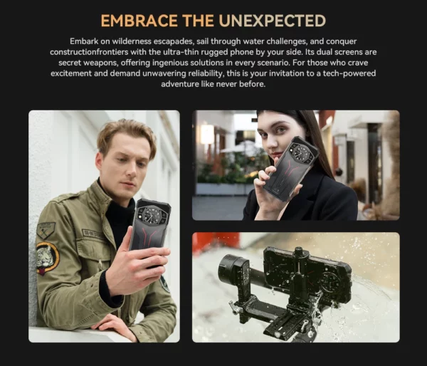 Cubot KINGKONG AX Humanity Smartphone robuste, Android 14, Helio G99, 24 Go de RAM, 12 + 12 Go, 256 Go, Dean, écran 120Hz, appareil photo 100MP, NDavid – Image 30