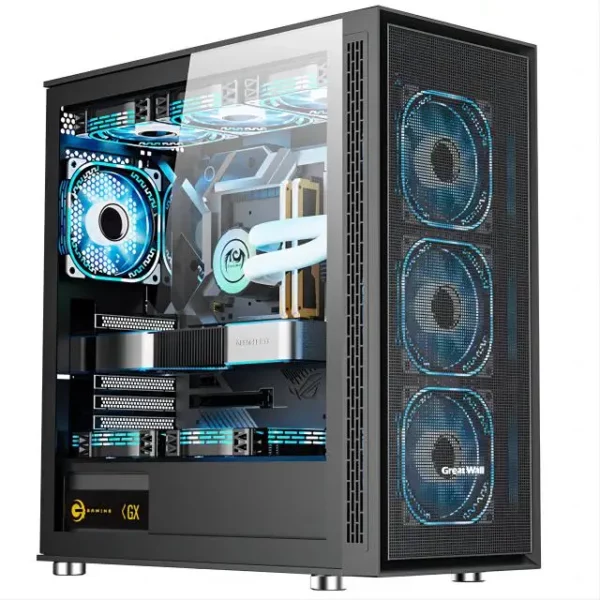 G45 ordinateur de bureau E5 2673 V3 32GB 500G 1TB SSD RX550 4GB douze cœurs win11 PC ordinateur de bureau travail jeu pc gamer – Image 10