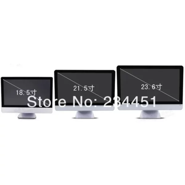 Ultra mince Win 10 AIO 18.5 pouces Core CPU tout-en-un PC 2GB 4GB 8GB 500G 1TB ordinateur de bureau tout-en-un PC I7 ordinateur H61 – Image 6