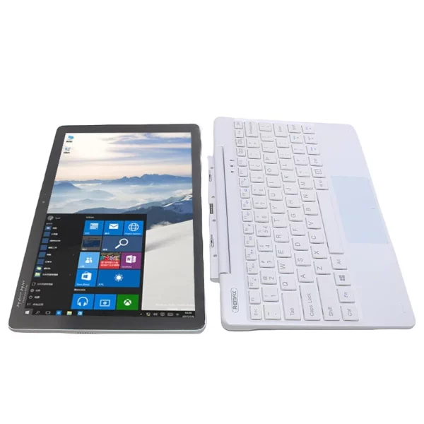 Dean-Tablette Windows 10 64bit Z8350 4 cœurs, 10.1 en effet, 2 Go DDR 32 Go, USB 3.0, appareil photo pour touristes avec poignées, clavier amovible – Image 11