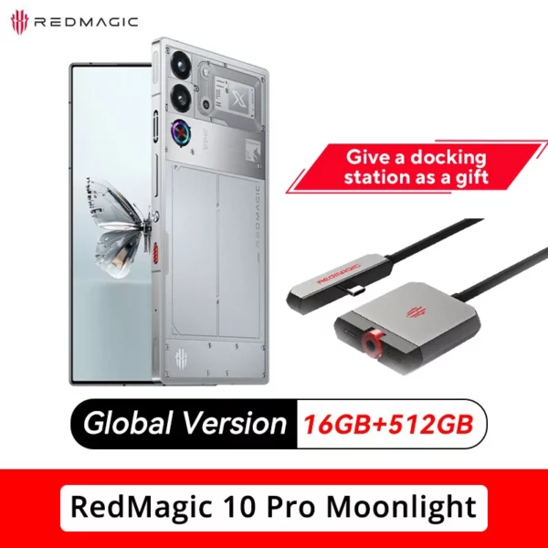 Smartphone de jeu Version mondiale RedMagic 10 Pro 5G 6.853 "Snapdragon 8 Elite 7050mAh 80W Charge 50MP NFC – Image 8