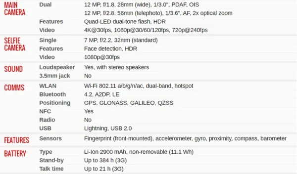 Apple-Smartphone iPhone 7 Plus Débloqué, Téléphone Portable d'Origine, Utilisé, 5.5 Pouces, 32/128/256 Go, Dean, Façades Core, IOS, 12MP, 4G, Empreintes Digitales – Image 16