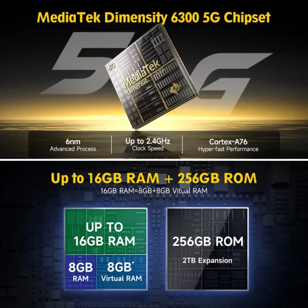 【Première mondiale】Ulefone Armor Pad 4 Ultra 5G Tablette robuste Imagerie thermique 11800mAh 10,36"2K 16GB + 256GB Android 14 Lumière LED – Image 3