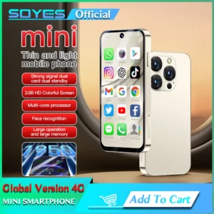 SOYES XS19 Pro 4GB RAM 64GB ROM Android 12.0 Smartphone 1950mAh Face ID 4G LTE type-c OTG 3.88 ''écran petit téléphone