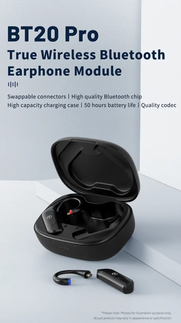 TRN BT20 Pro sans fil Bluetooth 5.3 HIFI écouteurs Module câble de mise à niveau/connecteur MMCX prise remplaçable crochet d'oreille pour Moondrop – Image 11
