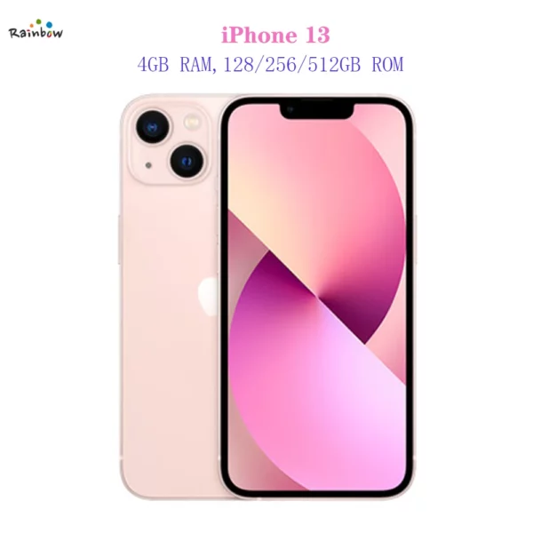 Apple iPhone 13 d'origine 128GB/256GB/512GB téléphone portable 5G LTE identification faciale NFC IOS A15 bionique Hexa Core 6.1 ''12MP et 12MP 3240mAh – Image 8