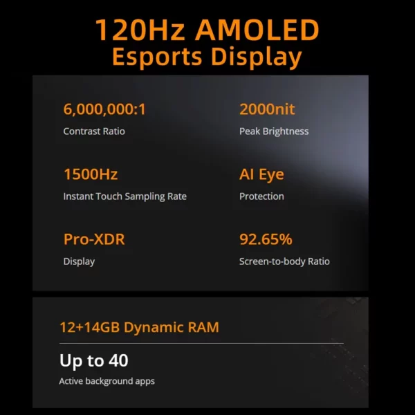 Version globale realme 14 Smartphone 5G Snapdragon 6 Gen 4 Écran AMOLED 120Hz Esports Caméra AI 50MP OIS Batterie Titan 6000mAh – Image 6