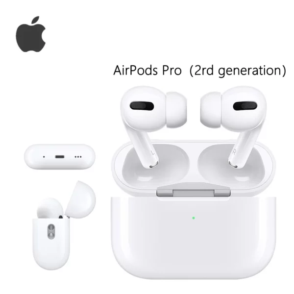 Écouteurs Bluetooth sans fil AirPods Pro d'origine, suppression Active du bruit, transparence, Audio spatial USB-C, étui de chargement MagSafe