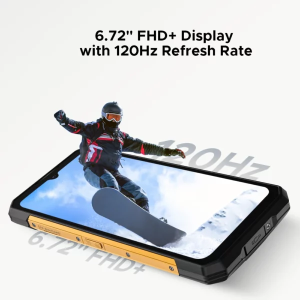Première mondiale DOOGEE S200 X 5G téléphone robuste 12 + 512 Go Smartphone 6,72 "FHD + 120 Hz écran IPS dimension 7050 10100 mAh batterie 33 W – Image 6