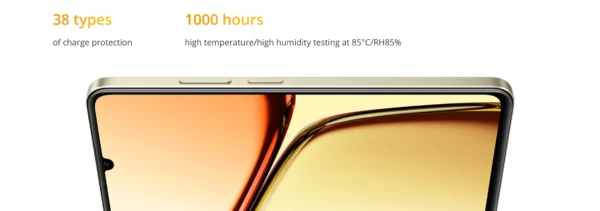 realme-Smartphone C61, Batterie 5000mAh, Charge SUPERVOOC 15W, Caméra AI 50MP, Affichage 90Hz, Moteur AI IP54, 256 Go, NDavid, Première mondiale – Image 17