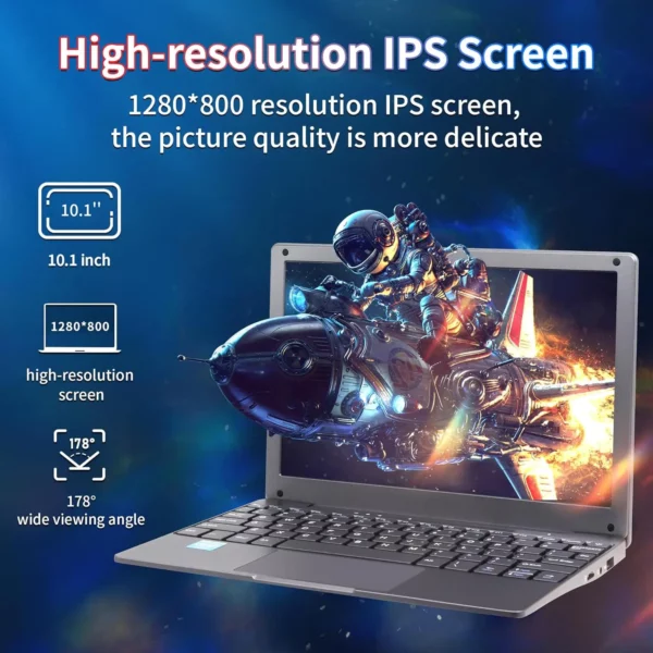 TOPOSH-Mini ordinateur portable portable 10.1 "Celeron J4125, 12 Go de RAM, 512 Go de SSD, facile à transporter, Windows 11, ordinateur de bureau – Image 2