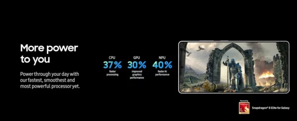 2025 nouveau Samsung Galaxy S25 Ultra 5G Smartphone Snapdragon 8 Elite 6.9 "120Hz dynamique LTPO AMOLED 2X affichage 200MP Quad AI caméra – Image 19