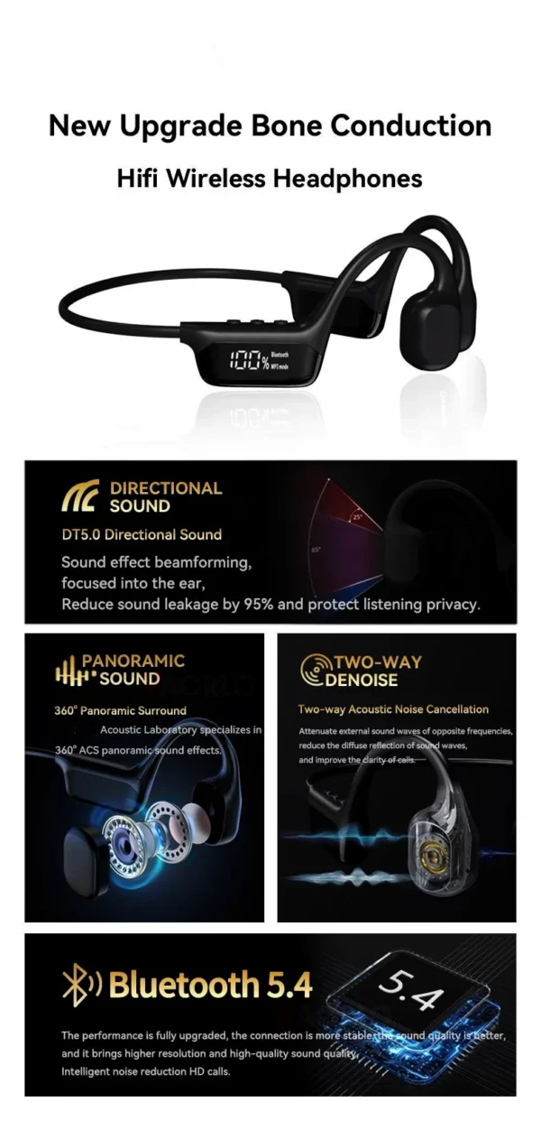 Xiaomi Mijia – écouteurs à Conduction osseuse, Bluetooth, micro sans fil, étanche IP68, lecteur MP3, Hifi, pour natation, 32 go – Image 29