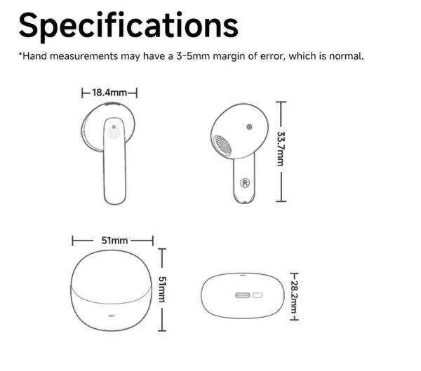QCY-Écouteurs sans fil AilyBuds Pro+ ANC, HT10, Hi-Res Audio, AC Sat, Bluetooth 5.3, 6 micros, AI, HD, appel, connexion multipoint – Image 49
