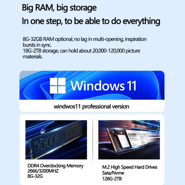 Processeur Intel N100 14 pouces 32 go DDR4 2 to SSD mince ordinateur portable YOGA 6000 mAh tablette 2-en-1 1920*1080 écran tactile 360 °   Bureau rabattable – Image 3