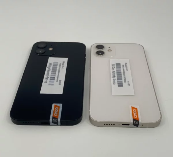 Apple iPhone 12 Face ID 6.1 "4G RAM 64GB/128GB/256GB ROM débloqué Smartphone écran OLED A14 puce bionique double caméras 12MP 12 – Image 4