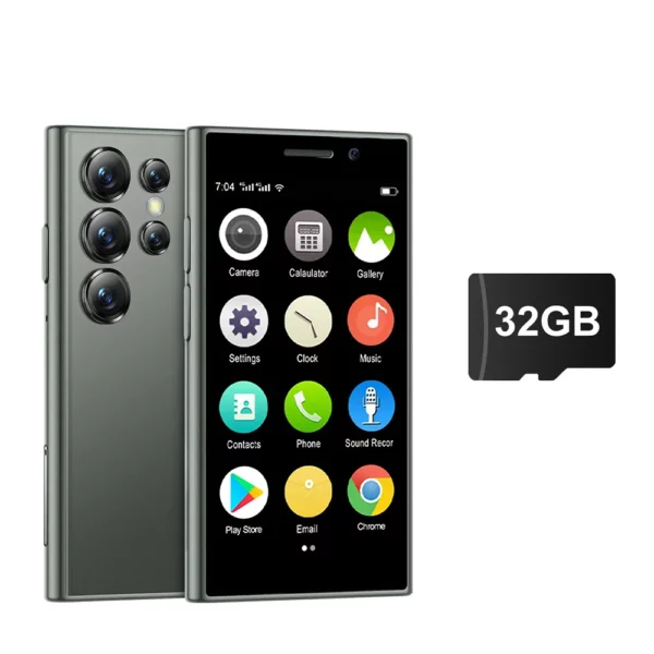 SERVO-Mini Smartphone de Poche S24, 2 Go, 16 Go, 4G, Netcom, Système Natif Android, MT6737, WIFI Hotspot, Petite Paume, Smart Morning, Nouvelle Mise à Jour – Image 9