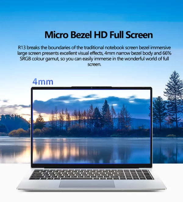 Ordinateur portable de bureau 16 pouces Intel 5805 32 RAM 2 to SSD HDMI caméra haute définition 8 cœurs 16 fils ordinateur portable – Image 20