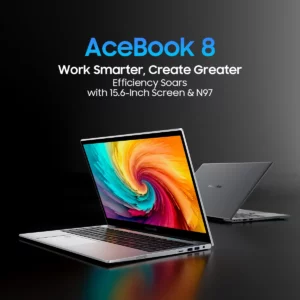 Blackview Acebook 8 ordinateur portable 15.6 ''Win 11 12e génération processeur Intel Core N97 16 Go DDR4 512 Go SSD 5000 mAh batterie avec Charge 36 W