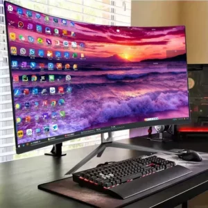 Moniteur LCD incurvé le plus populaire, moniteur de jeu 2K, 34 pouces, meilleur écran