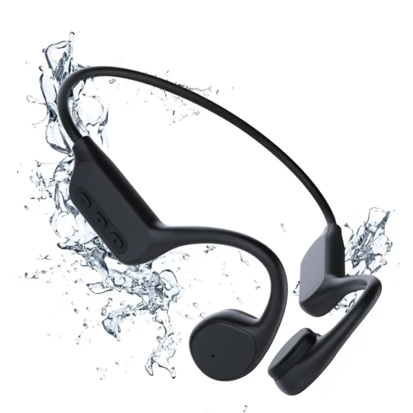 Écouteurs sans fil Bluetooth à Conduction osseuse, écouteurs étanches IPX8 avec 32 go de RAM, Microphone de musique Mp3 pour shokz ouvert – Image 10
