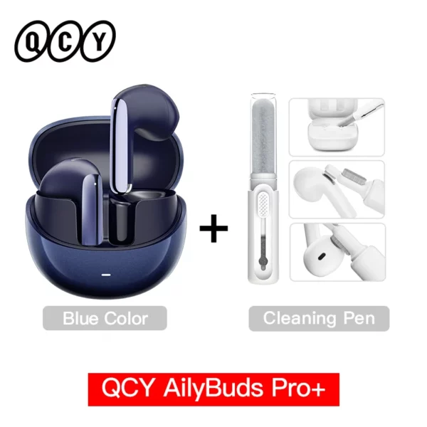QCY-Écouteurs sans fil AilyBuds Pro+ ANC, HT10, Hi-Res Audio, AC Sat, Bluetooth 5.3, 6 micros, AI, HD, appel, connexion multipoint – Image 11
