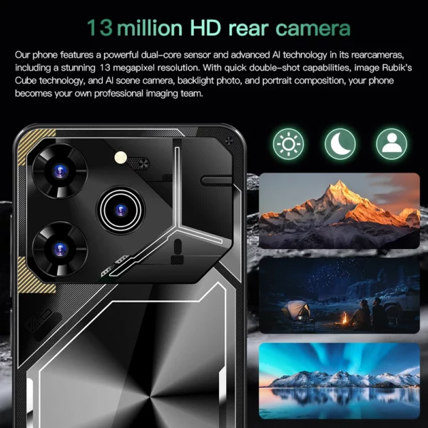 FUFFI-Pova 6 Pro, téléphone intelligent Android, 5.0 pouces, 3 + 32 go de ROM, double SIM, 3500 mAh, téléphones portables, double SIM, réseau 4G, téléphones portables – Image 12