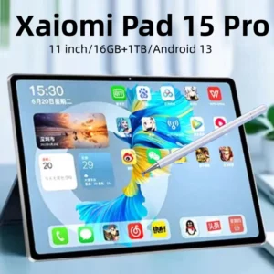 2025 nouvelle Version mondiale originale tablette Android Pad 15 Pro 16GB + 1TB Snapdragon 870 tablettes PC 5G double carte SIM WIFI HD 4K Mi Tab