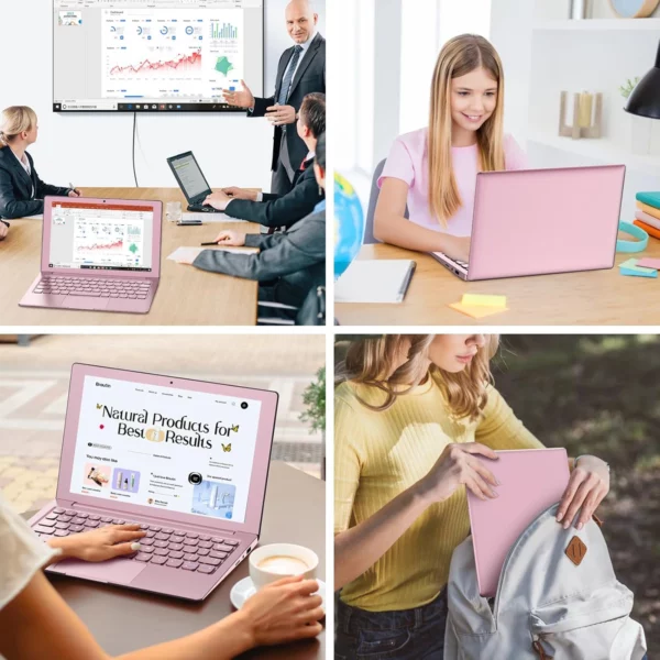 TOPOSH mini ordinateur portable 10,1 pouces, système Windows 11, processeur Intel, disque dur 12GRAM + 256SSD, petit ordinateur netbook portable intel J4105 – Image 5
