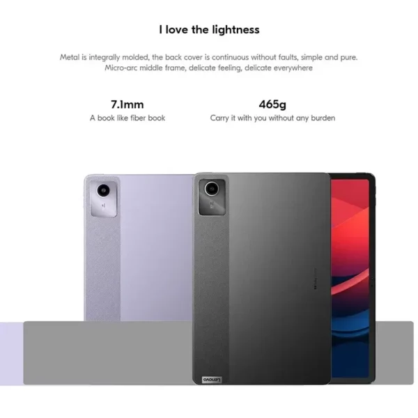 Lenovo-Tablette XiaoXin Pad 2024, 8 Go, 128 Go, Qualcomm Snapdragon 685, Octa Core, 11 ", WiFi, 8MP, Cam7040mAh, chargeur 20W, Global Dean – Image 6