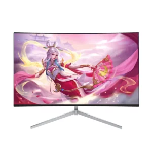 Moniteur de bureau HD + vga étroit, blanc et noir en option, écran d'affichage, 22 pouces, 24 pouces, 27 pouces, 1920*1080, 1K, 75Hz