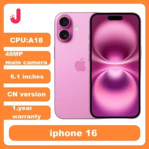 Apple iPhone 16 double Entité SIM téléphone intelligent 128GB/256GB/512GB 6.1 pouces Super Retina XDR OLED A18 puce Original débloqué téléphone portable
