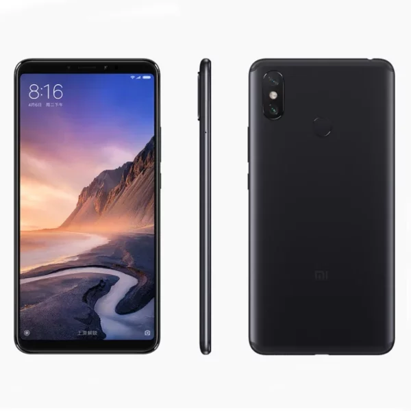 Xiaomi Mi Max 3 Snapdragon 636 Smartphone 6.9 pouces grand écran 5500mAh batterie 12MP Bluetooth 5.0 téléphone d'occasion Android – Image 3