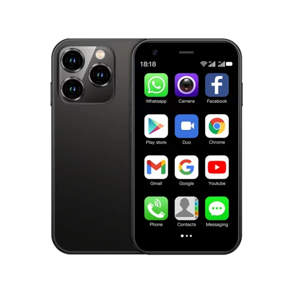 SERVO Mini Smartphone 3 "écran HD système Android 2GB RAM 16GB ROM Play Store 3G WCDMA cellulaire Super petits téléphones mobiles bon marché – Image 15