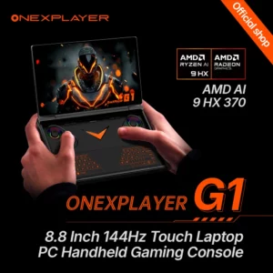 OneXPlayer G1 AMD Ryzen AI 9 HX 370 8.8 "Mini ordinateur portable de jeu jeux de bureau mobiles clavier double Mode PC Console de jeu portable