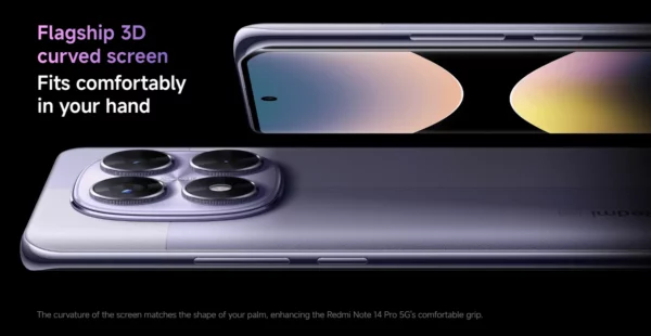 Premiere mondial Redmi Note 14 Pro 5G Version mondiale Smartphone Dimensity 7300-Ultra NFC 200MP Caméra 1.5K 120Hz AMOLED Display – Image 32