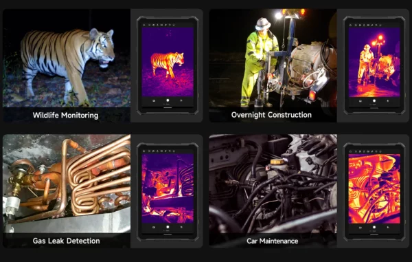 【Première mondiale】Ulefone Armor Pad 4 Ultra 5G Tablette robuste Imagerie thermique 11800mAh 10,36"2K 16GB + 256GB Android 14 Lumière LED – Image 23