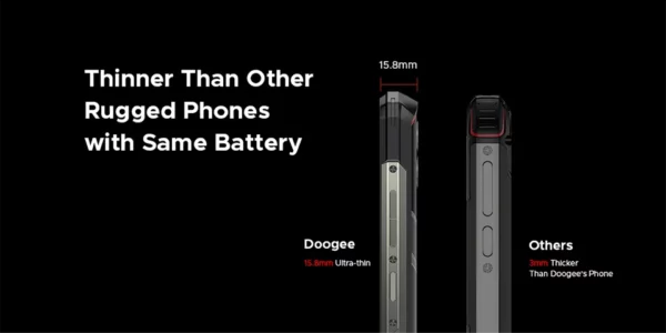 Version mondiale DOOGEE Blade20 Play 5G téléphone robuste 6.6 "HD + 90Hz 8GB 256GB 10300mAh batterie 50MP caméra Android 15 téléphone portable – Image 23