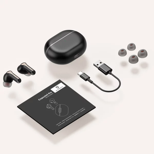 SoundPEATS-Écouteurs sans fil Bluetooth 5.3, Capsule 3 Pro, Écouteurs TWS, True Wireless, 43dB, Hybrid ANC, Hi-Res, ignorez avec sat AC Audio Codec – Image 21