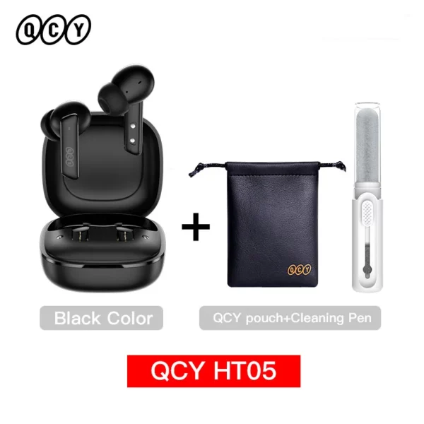 QCY HT05 ANC écouteur sans fil 40dB antibruit Bluetooth 5.2 casque 6 micro ENC HD appel TWS écouteurs Mode transparence – Image 10